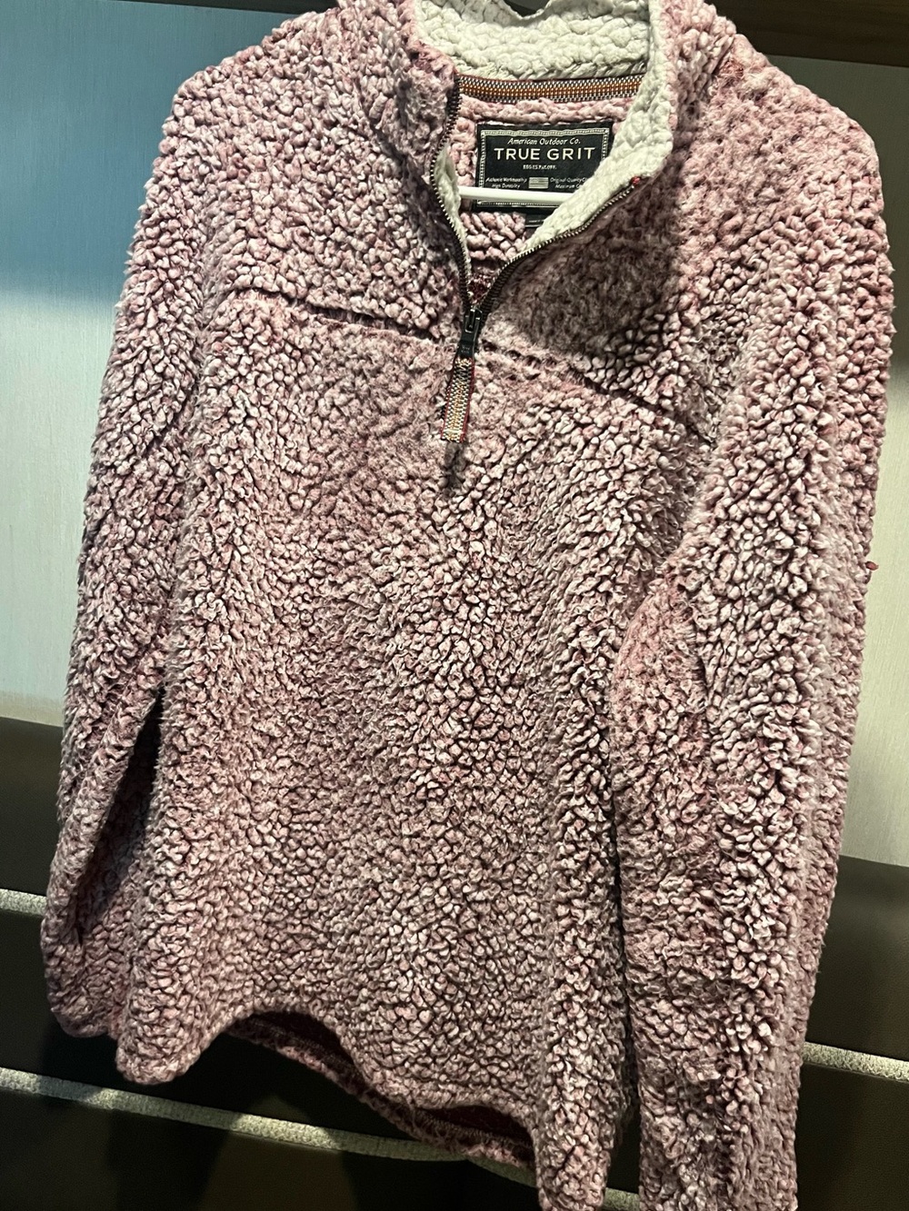 True Grit Sherpa Half-Zip Pullover